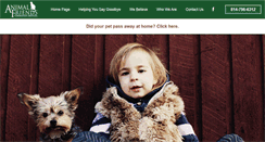 Desktop Screenshot of animalfriendscremation.com