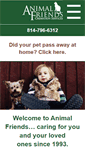 Mobile Screenshot of animalfriendscremation.com